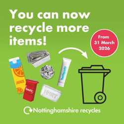 You can now recycle more with icons of a drinks carton, a toothpaste tube and some foil