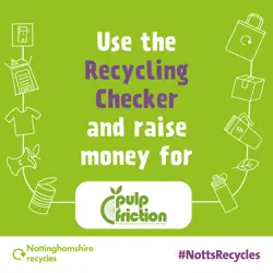 Use the Recycling Checker and raise money for Pulp Friction